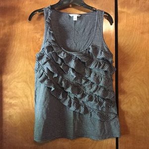 Banana republic ruffle top size M